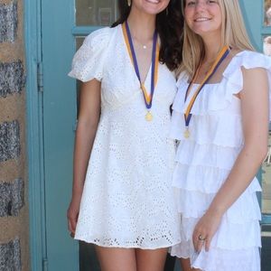 Lovers + Friends White Mini Dress